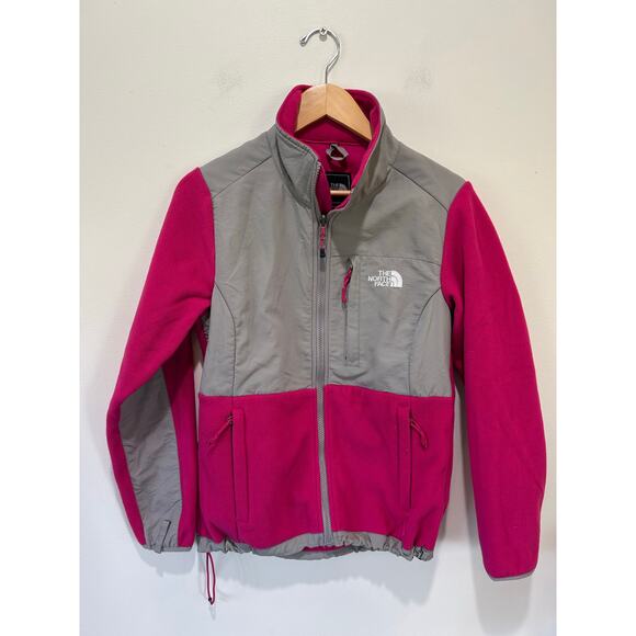 The North Face Denali fleece jacket size S pink grey full zip - Picture 1 of 7
